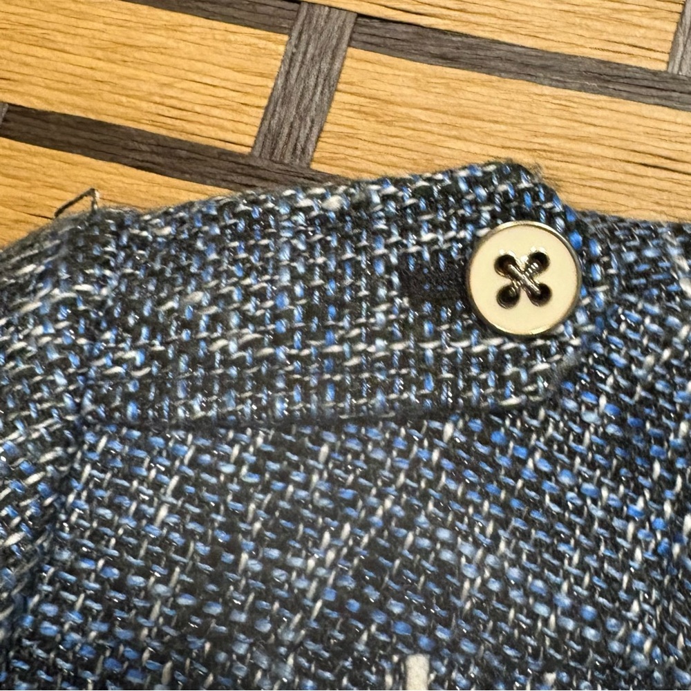 Cache Blue Jacket Size 0 - Picture 4 of 6